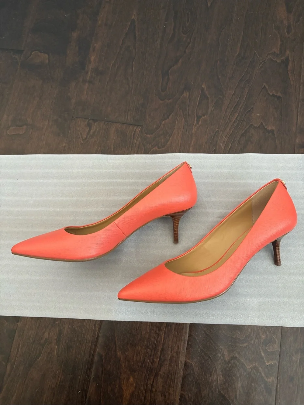 MICHAEL Michael Kors Coral Pink Pointed-Toe Heels